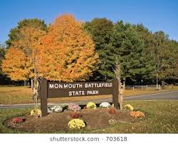 Monmouth Battlefield Park Sign